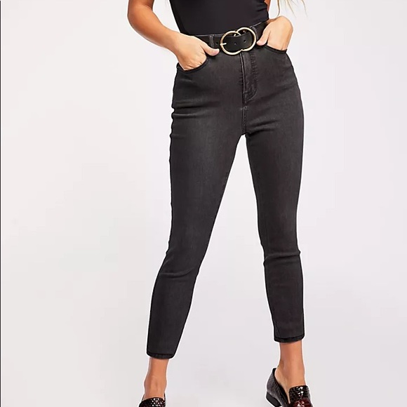 Free People Denim - Free People CRVY High Rise Jeans Black 26